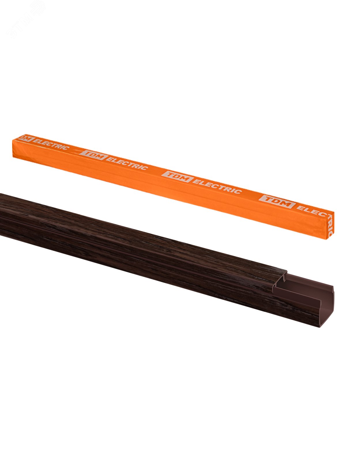 Изображение товара Кабель-канал 12х12 12 шт по 1 м ЭКО 3D венге упак TDM (упак)