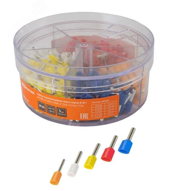 Изображение товара Набор наконечников-гильз серии Е №1 TDM -класс надежных соединений