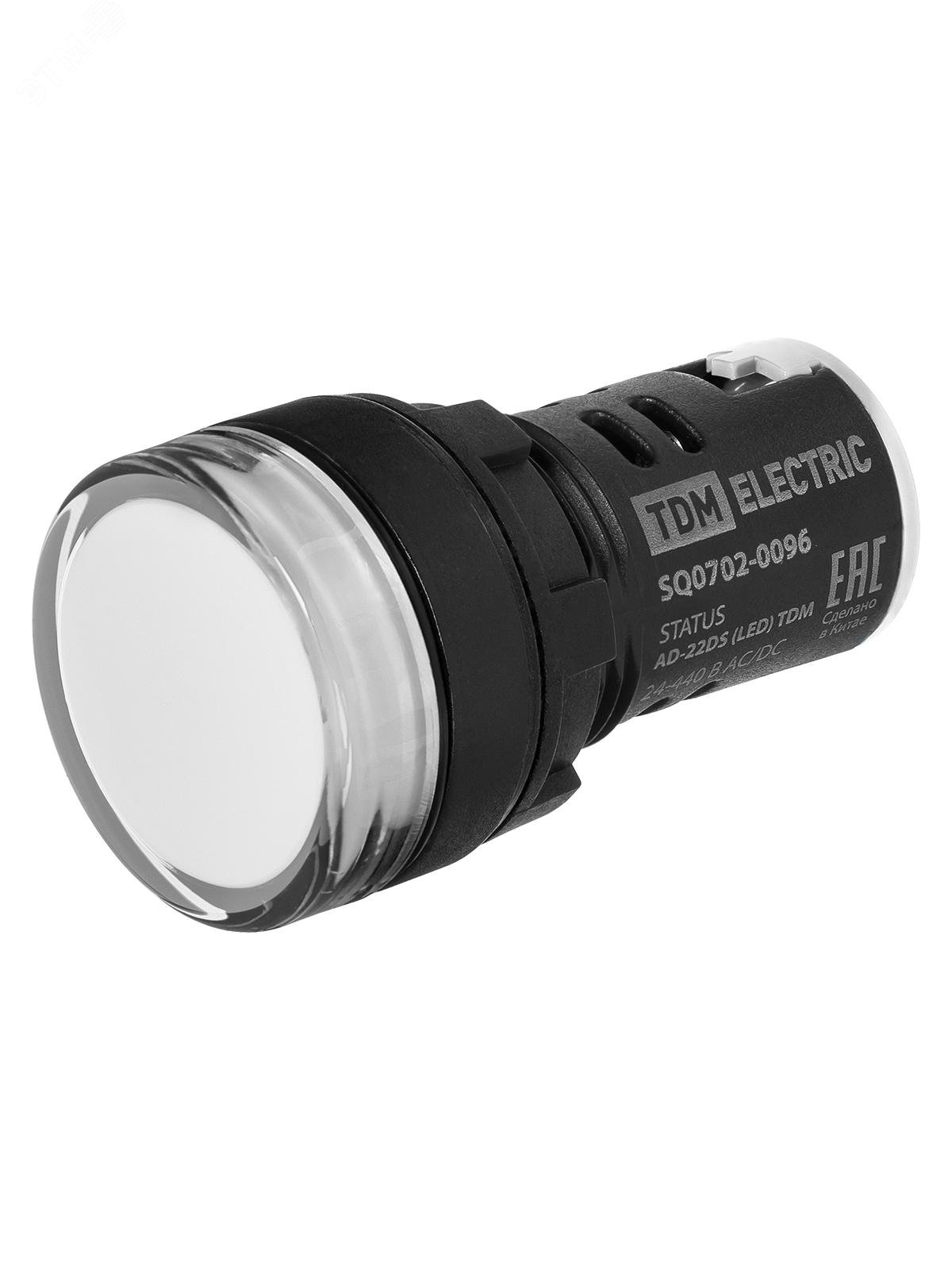 Изображение товара Сигнальная лампа STATUS AD-22DS 24-440 В AC/DC, IP65, 22 мм, белый свет