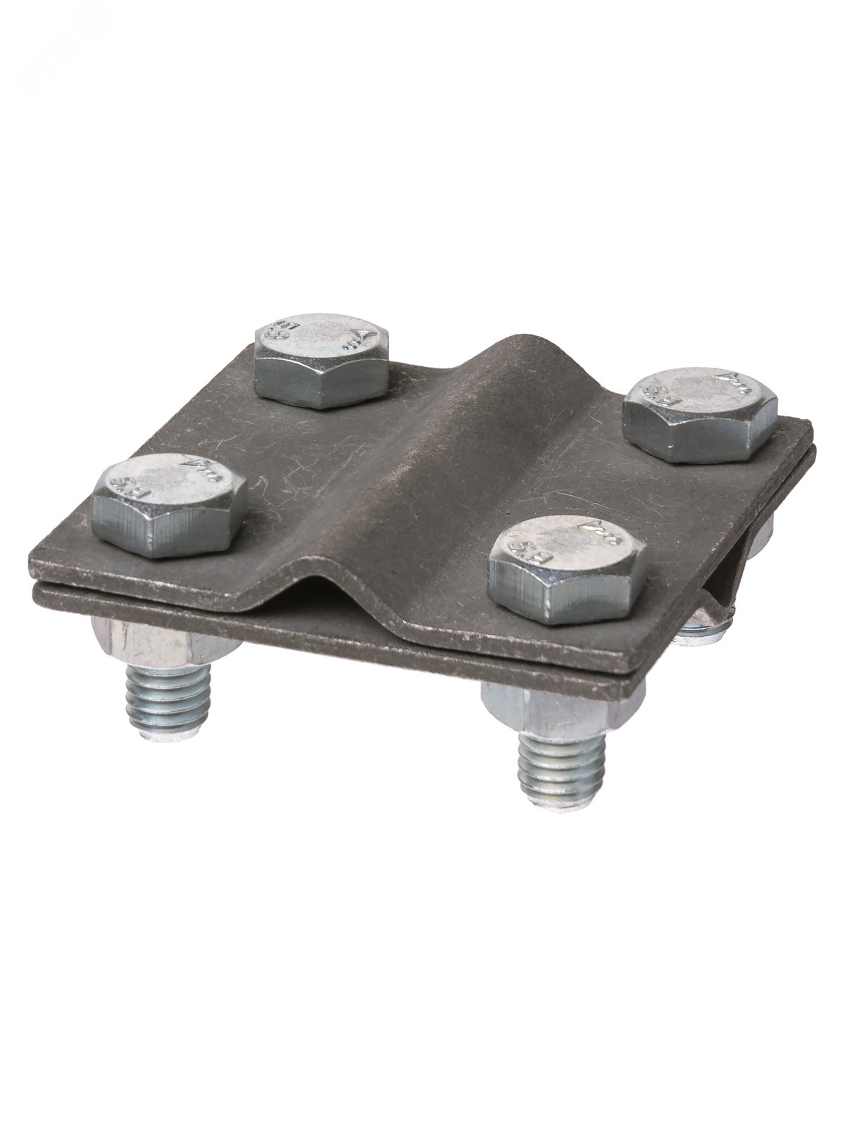 Изображение товара Зажим соединительный крестовой 4-х болтовой прут-прут ?6-12 мм, термодиффузия (шт)