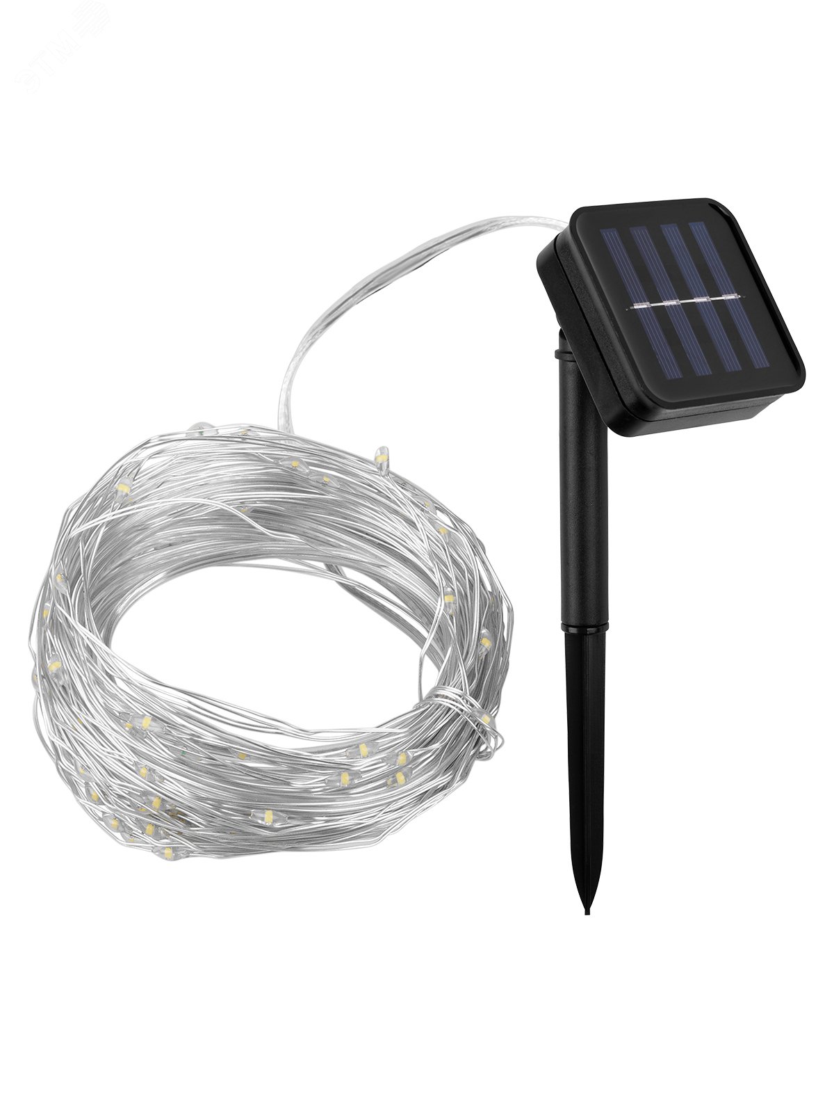 Изображение товара Гирлянда на солнечной батарее Роса, 10 м, 100 LED, теплый белый, IP54 (шт)