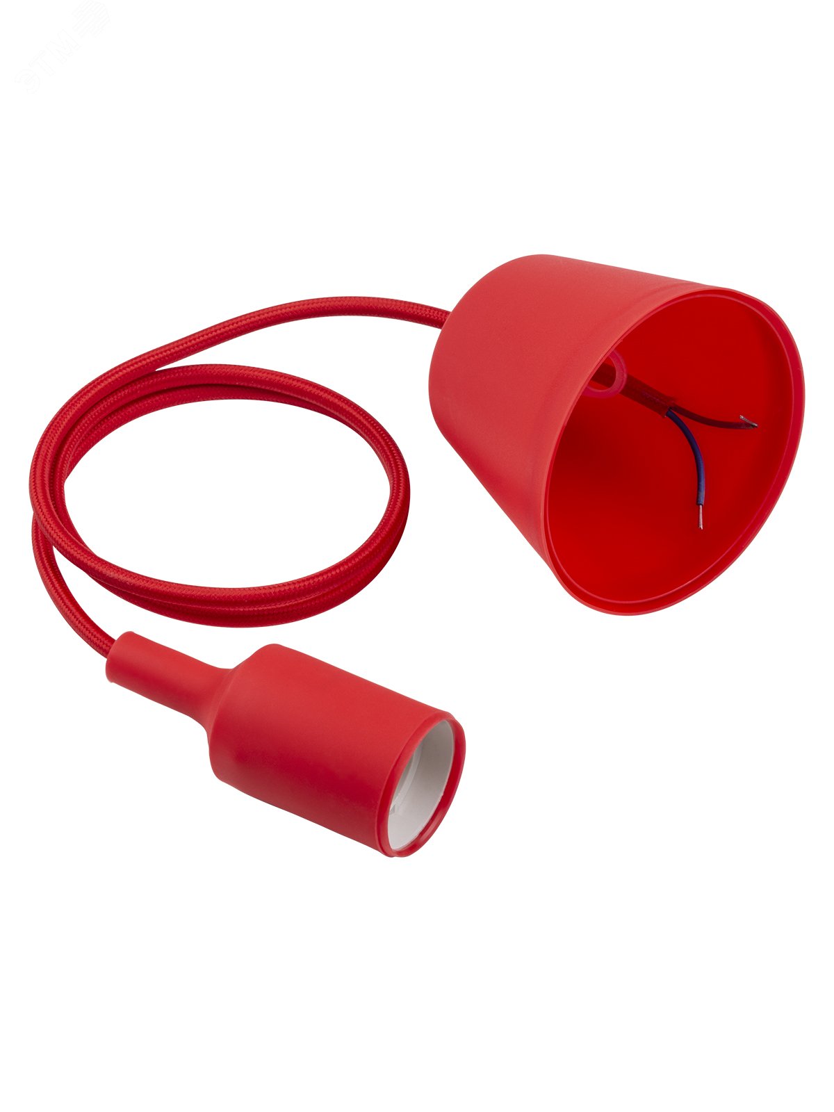 Изображение товара Патрон Е27 с подвесом TDM SQ0335-0063 красный 1 м Изображение товара Патрон Е27 с подвесом TDM SQ0335-0063 красный 1 м