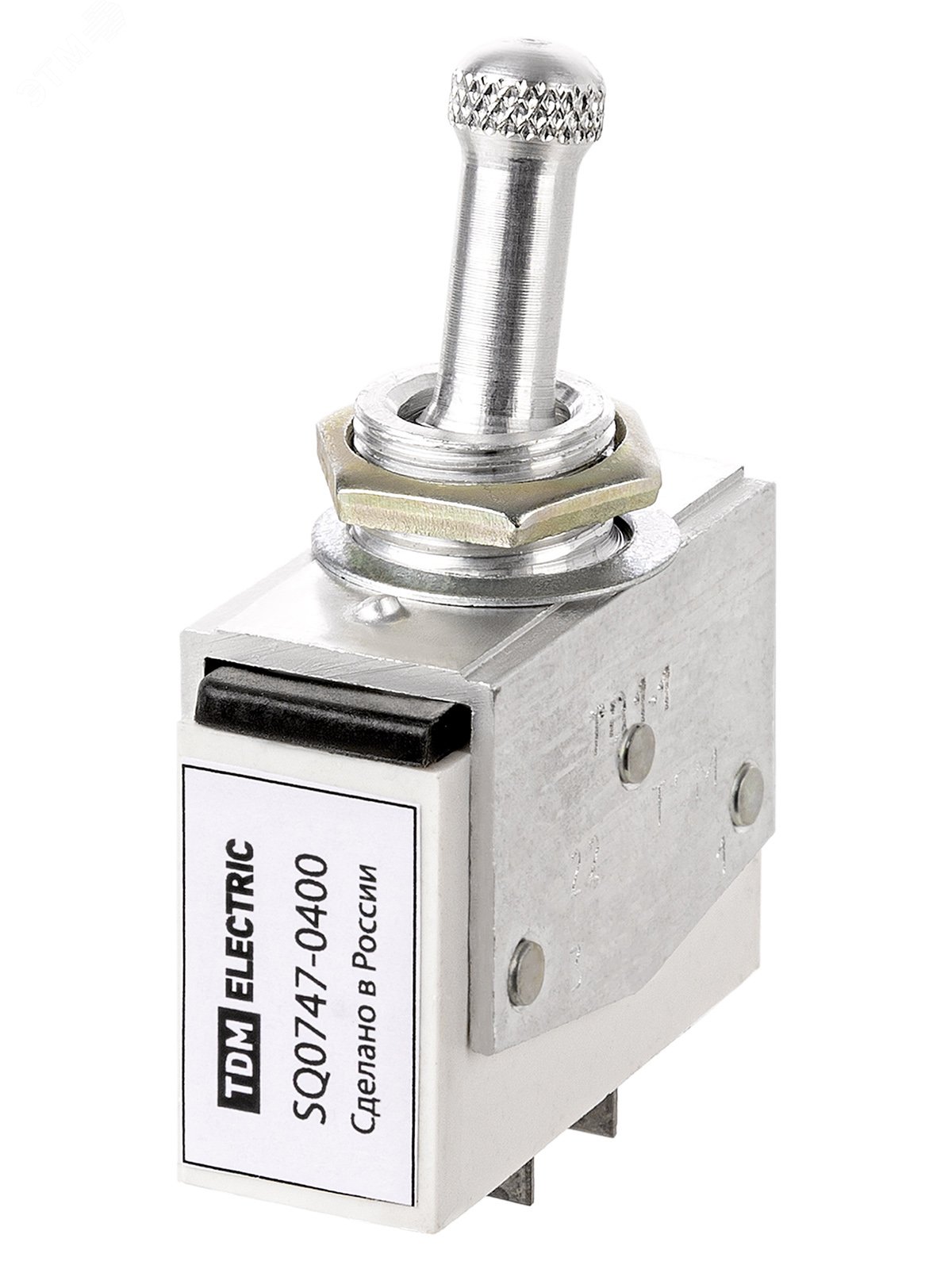 Изображение товара Выключатель-тумблер ТВ1-1 2P 250 В 5 А (4c) ON-OFF с фиксацией (1з+1р) TDM (шт) Изображение товара Выключатель-тумблер ТВ1-1 2P 250 В 5 А (4c) ON-OFF с фиксацией (1з+1р) TDM (шт)