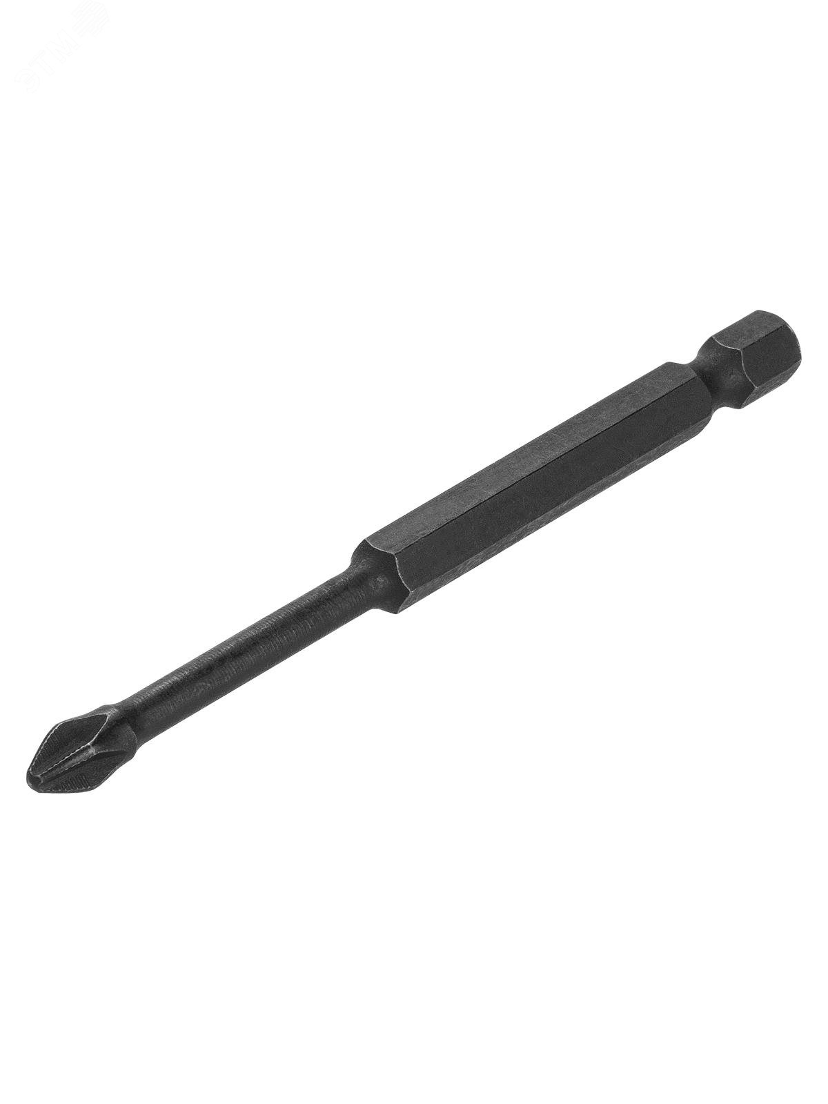 Изображение товара Набор бит PH2x90, односторонних, сталь S2, Е 1/4'', намагниченные, торсионные, 10 шт, Алмаз (шт)