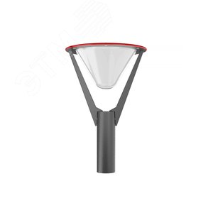 Изображение товара Светильник LED КАШТАН МИНИ (СТУ) 35Вт 4200Лм 4,0К КСС Д IP67 торшерный рассеиватель конусный матовый (шт)