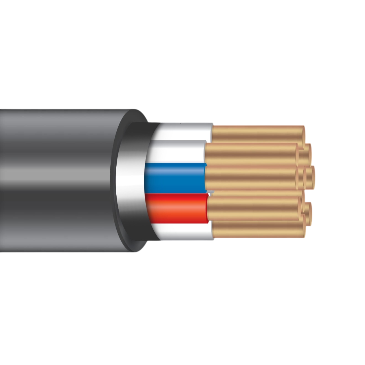 Кабель контрольный КВВГЭ 10х1 ТРТС