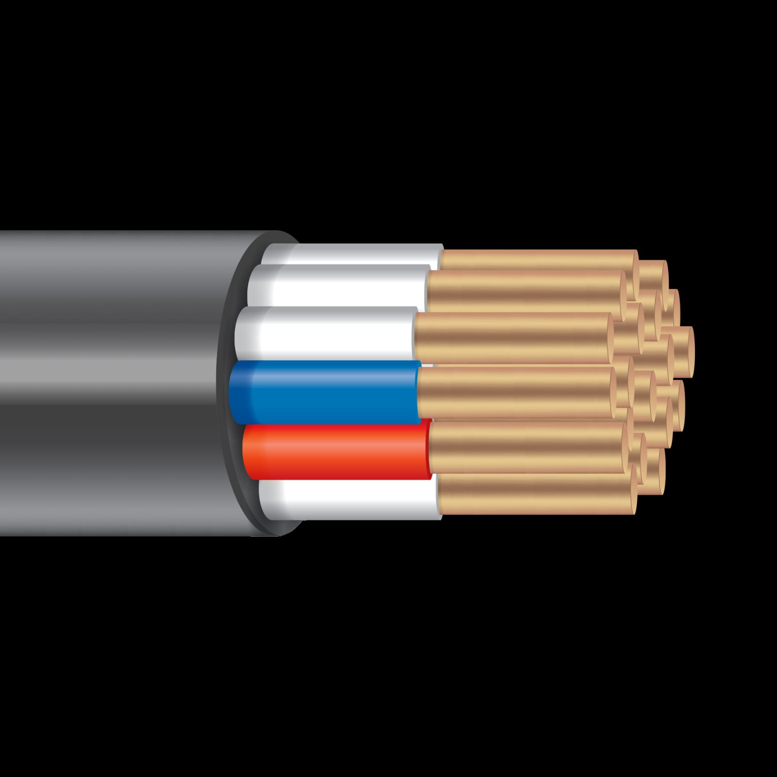 Кабель контрольный КВВГнг(А)-LS 19х0.75 ТРТС