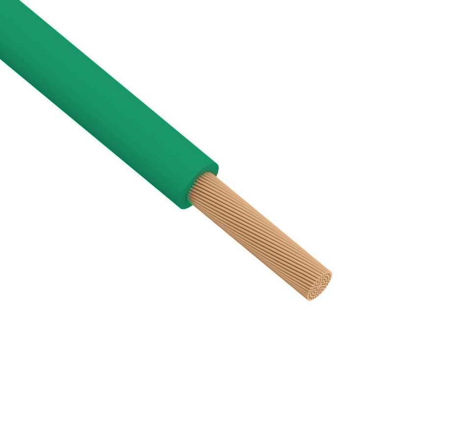 Провод ПВАМ-0.5 зеленый ТРТС