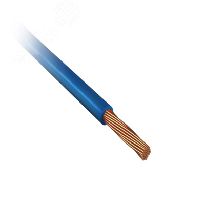 Провод силовой ПуГВ 1х1.5 голубой  ТРТС 100м Металлист