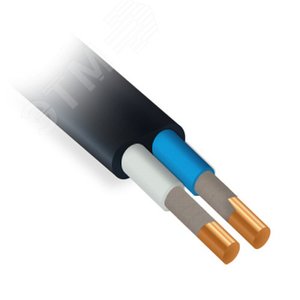 Кабель силовой ВВГнг(А)-FRLS 2х1.5пл-0.66 бухта 100м ТРТС - фото 1