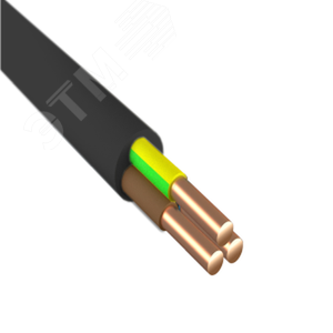 Кабель силовой ВВГнг(А)-LS 3х6ок-1 ТРТС - фото 1
