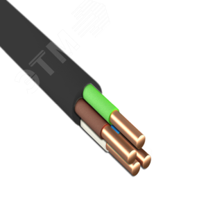 Кабель силовой ВВГнг(А)-LS 4х10ок-1  ТРТС - фото 1