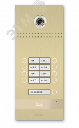 Панель вызывная IP домофона многокнопочная BI-04FB SILVER BAS-IP
