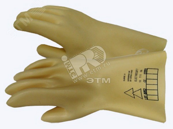 Перчатки резиновые диэлектрические АЗРИЭЛЕКТРО    класс 0 (Размер 4 (11)) 9253 РТИ