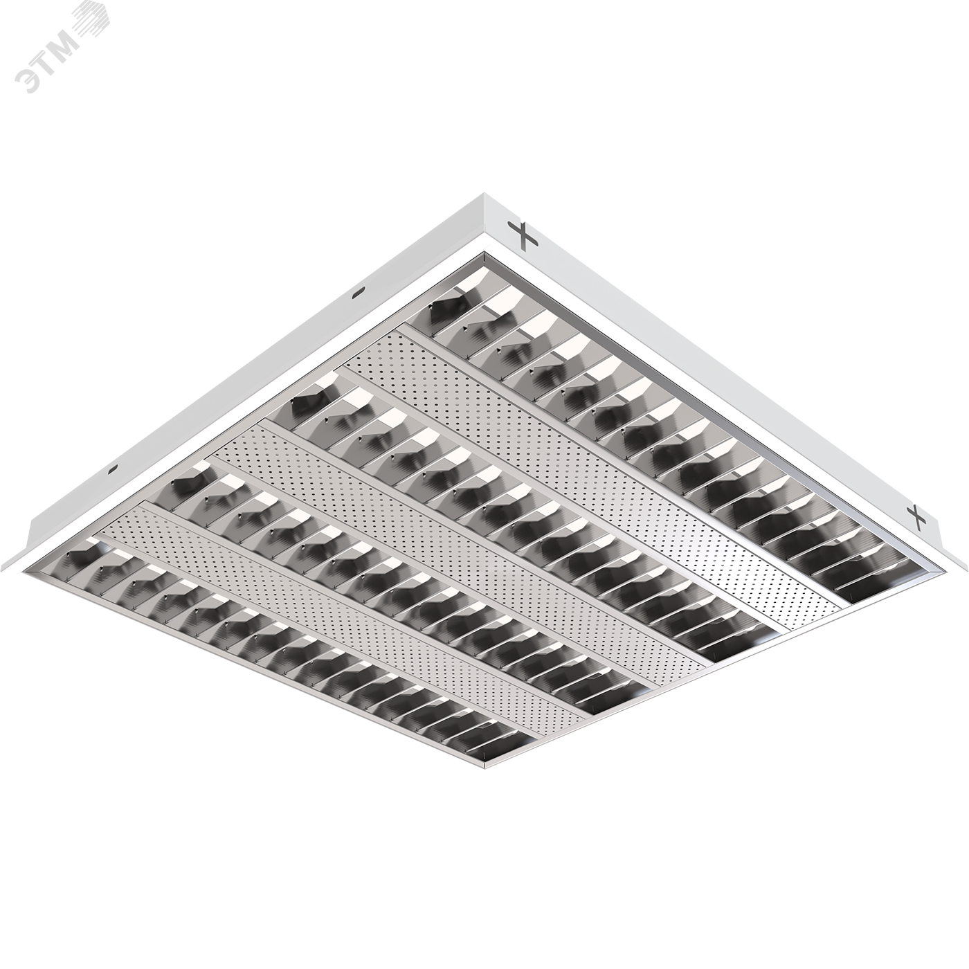 Светильник PTF/R 4x14 Т5 бипараболический с белыми неперфорированными вставками ЭПРА 1021000230 Световые Технологии - превью 2