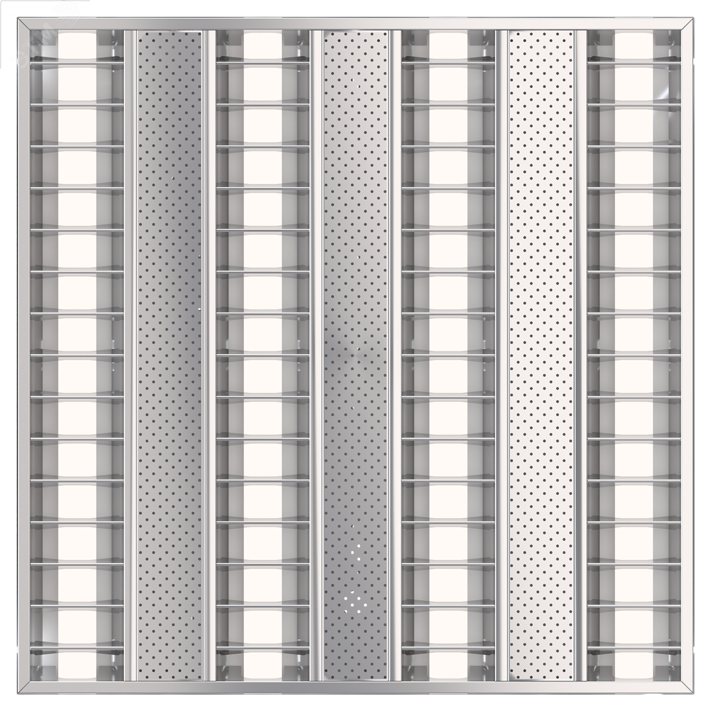Светильник PTF/R 4x14 Т5 бипараболический с белыми неперфорированными вставками ЭПРА 1021000230 Световые Технологии - превью 6