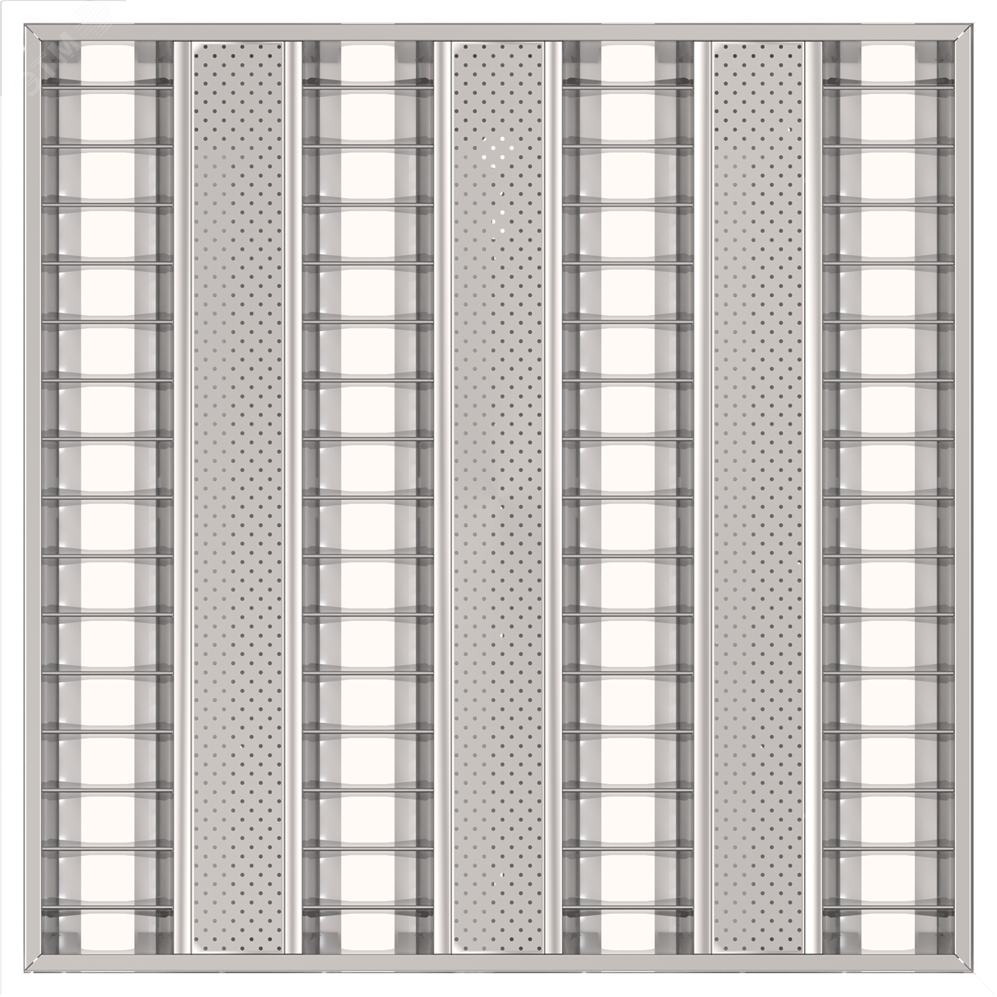 Светильник PTF 4x14 Т5,ЭПРА, бипараб/с белыми     неперфорированными вставками 1047000140 Световые Технологии - превью 5