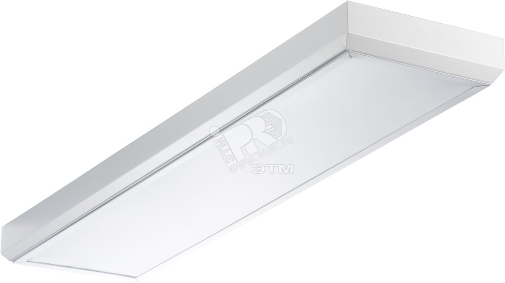 Светильник люминесцентный OPL/S 2x18 накладной опаловый 1057000010 Световые Технологии