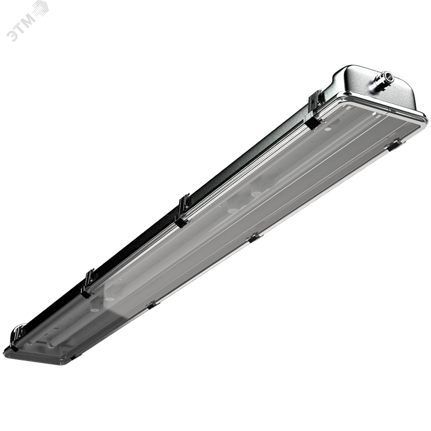 Светильник люминесцентный INOX 2x36 HF накладной IP65 ЭПРА нержавеющая сталь 0.8 мм 1077000090 Световые Технологии - превью 2