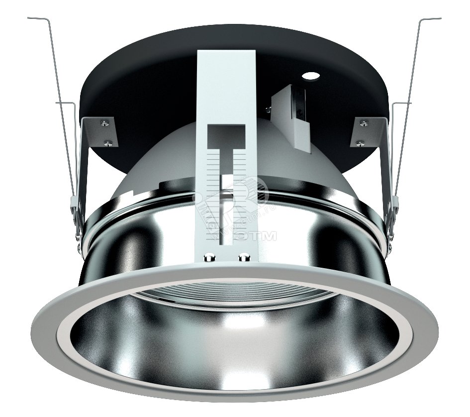 Светильник люминесцентный DLG 1x18 IP44 встраиваемый down light стекло 1183000090 Световые Технологии