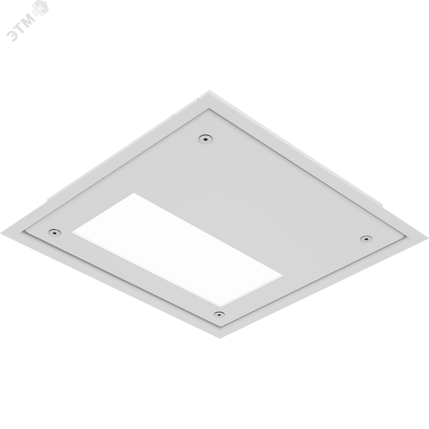 Светильник светодиодный DS LED 9w IP54 опаловый белый квадратный 1462000010 Световые Технологии - превью 2