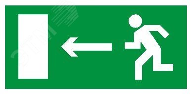 Изображение товара Пиктограмма ПЭУ 001/002 Выход налево/направо 260х130 РС-M /комплект, 2шт./ MIZAR STANDARD (шт)