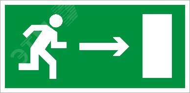 Изображение товара Пиктограмма ПЭУ 002 Выход направо 280х162 РС-I (шт)