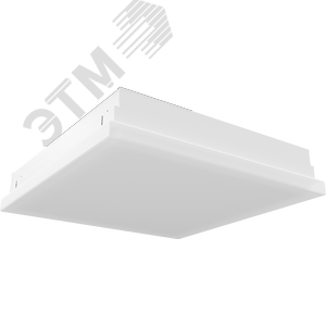 Светильник люминесцентный DR OPL 4x18 HF встраиваемый опаловый ЭПРА (комплект) 1025000110 Световые Технологии - 4