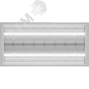 Светильник люминесцентный ARS/S 2x14 HF накладной 1041001120 Световые Технологии - 6