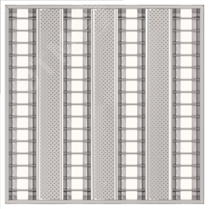 Светильник PTF 4x14 Т5,ЭПРА, бипараб/с белыми     неперфорированными вставками 1047000140 Световые Технологии - 5