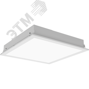 Светильник OWP/R 2x18 HF IP54 встроенное матовое стекло ЭПРА 1373000020 Световые Технологии - 4