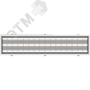 Светильник SPORTLUX 3x80 T5 накладной IP20 ЭПРА PC/металл белый 1453000020 Световые Технологии - 6