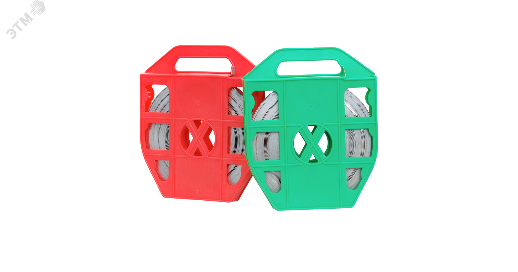 Изображение товара Лента крепежная из нержавеющей стали марки С201, 50 метров, нагрузка 9 кН