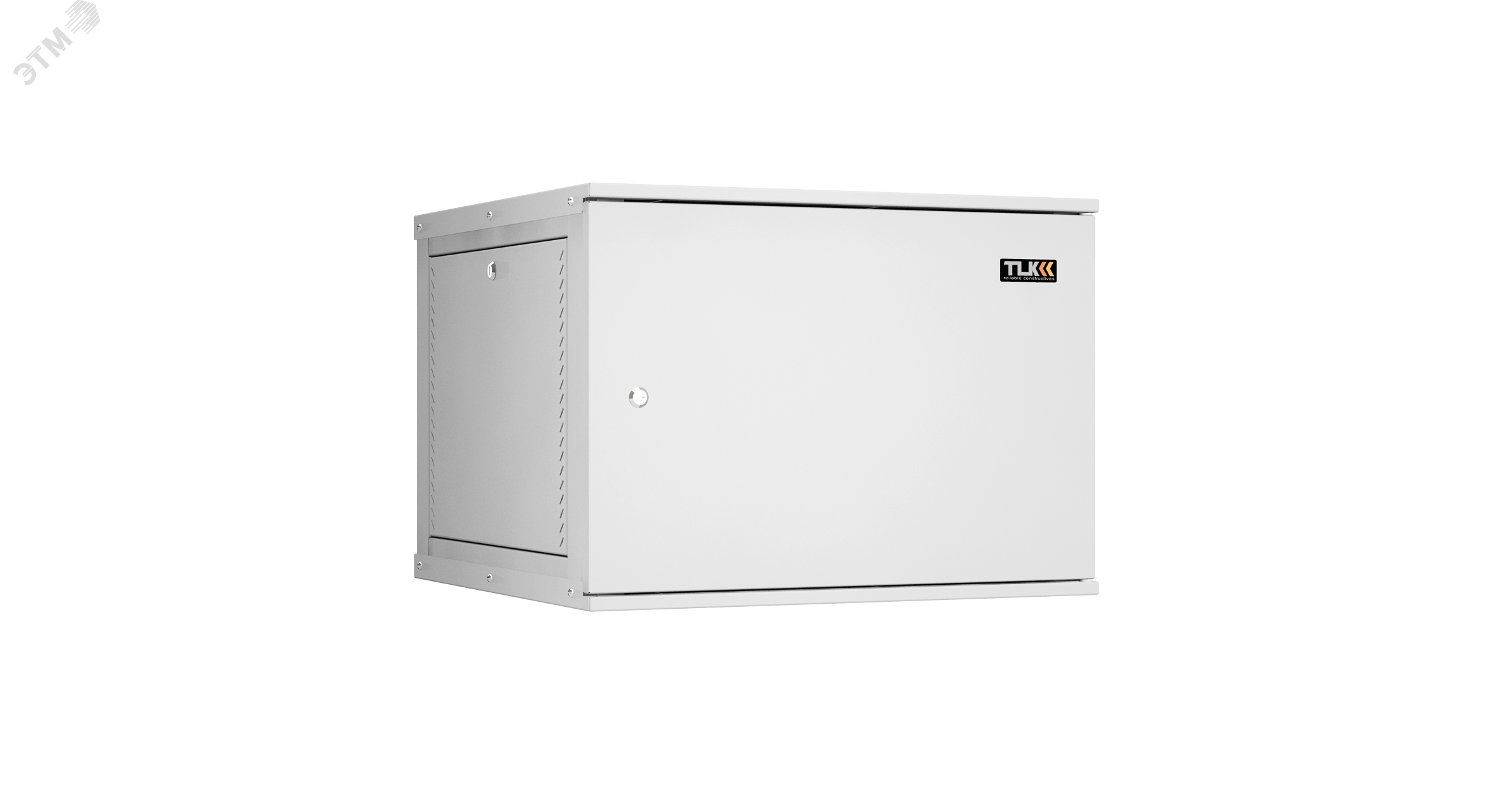 Изображение товара Настенный разборный шкаф Essential Line 19'' 9U цельнометаллическая дверь Ш600хВ436хГ600мм 2 пары монтажных направляющих серый (шт)