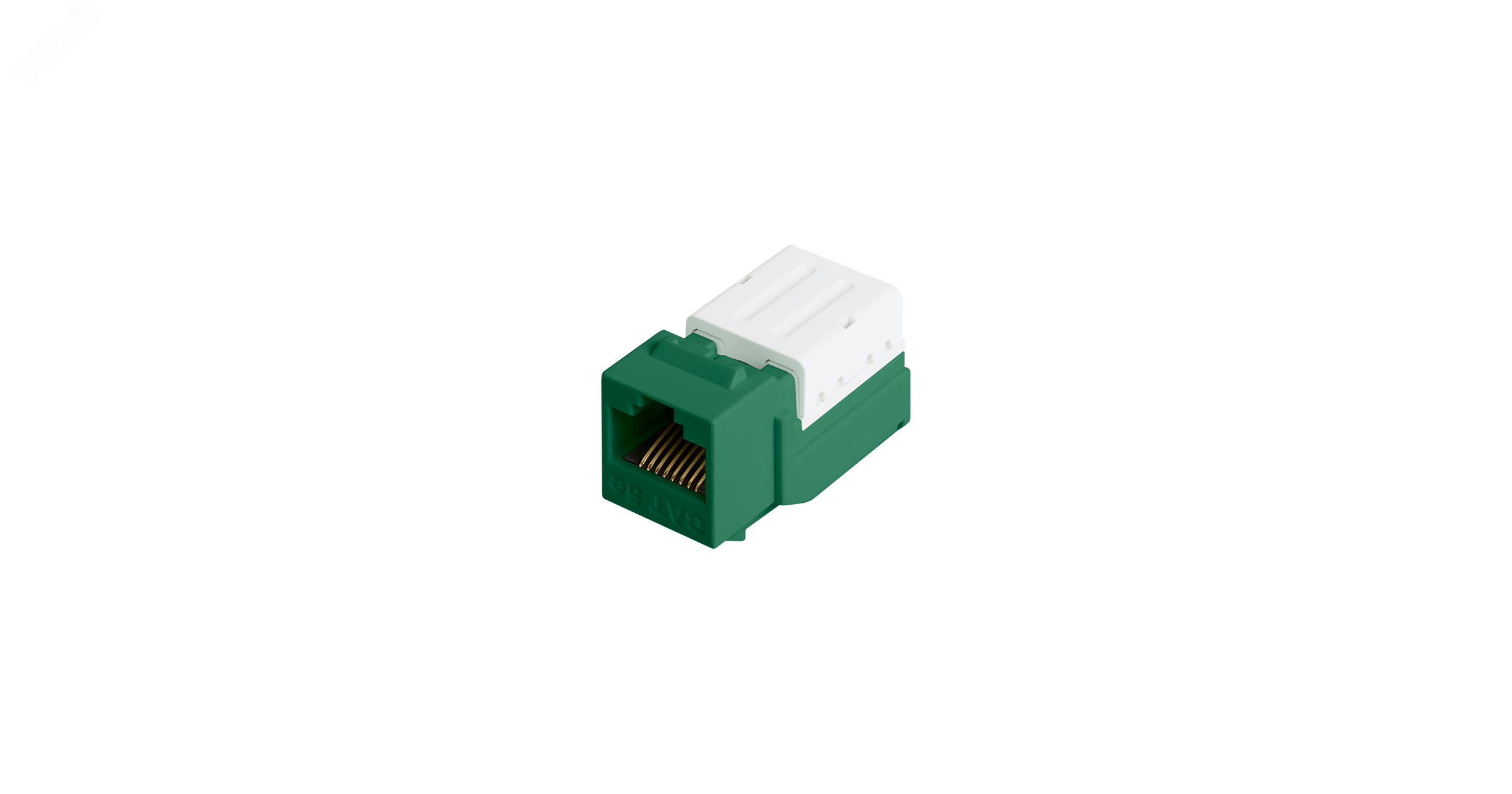 Изображение товара Модуль Keystone Cat 5e RJ45/8P8C для FT-TOOL неэкранированный зеленый