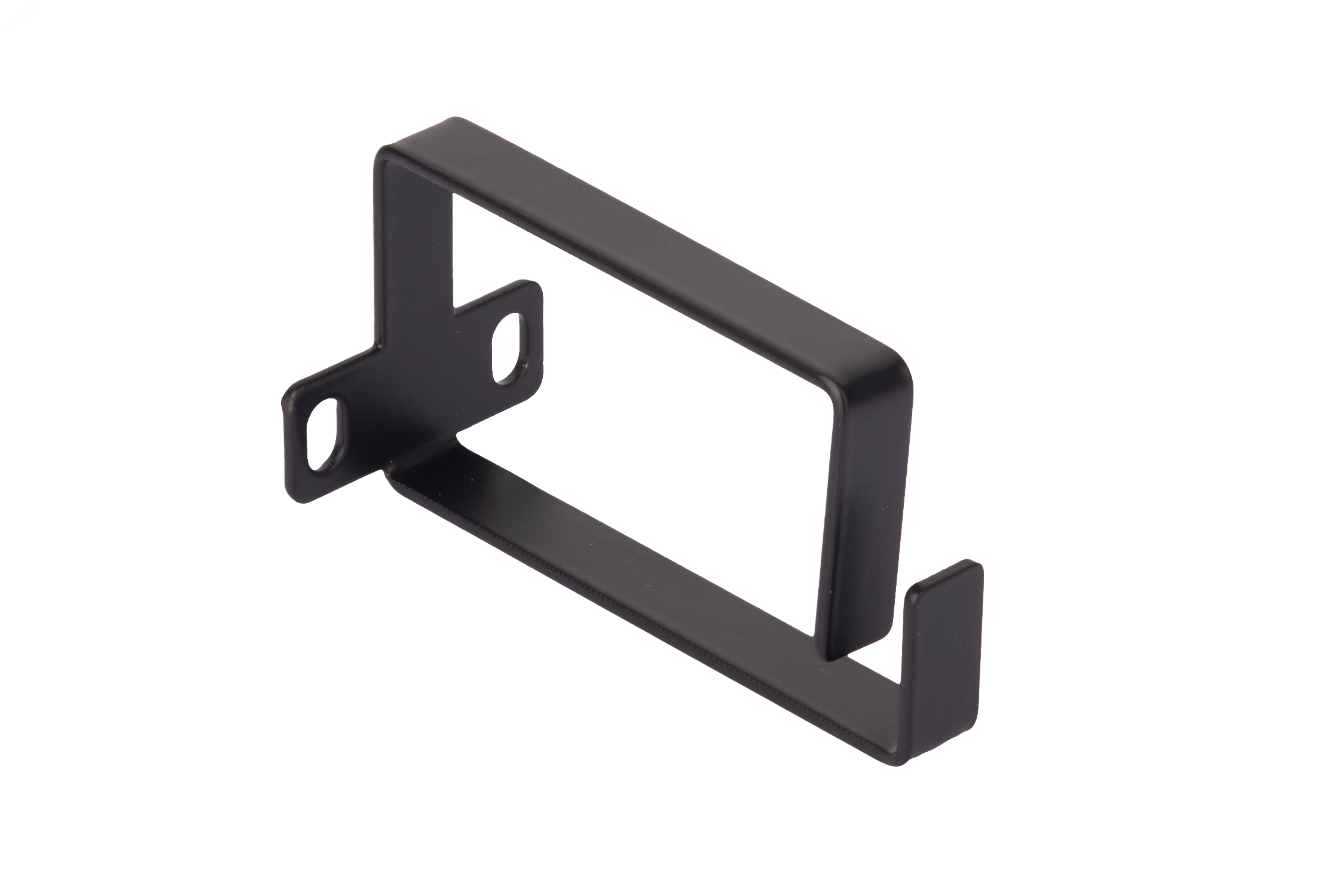 Изображение товара Кольцо для вертикальной разводки кабельных линий 80 мм металлическое черное NIKOMAX