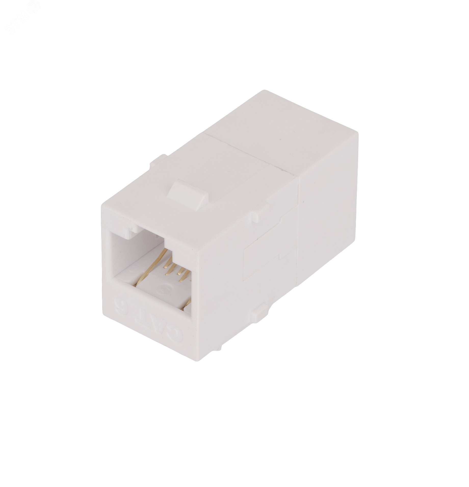 Изображение товара Соединитель Keystone для системы мониторинга Категория 6 RJ45-RJ45 белый