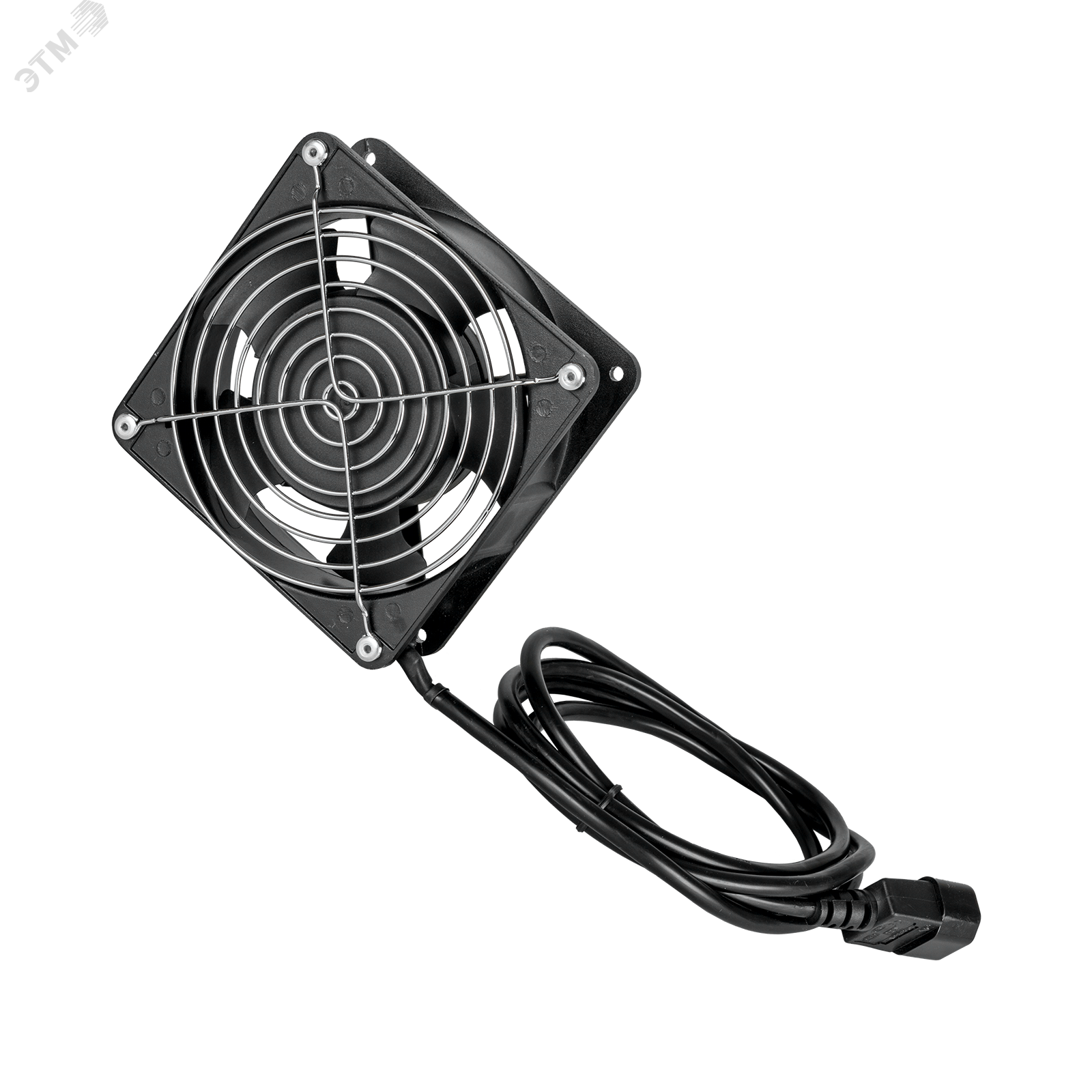 Изображение товара Вентиляторный блок Essential Line для настенных шкафов серии TWS и TWI-R глубиной 350мм 1 вентилятор со шнуром питания черный (шт)