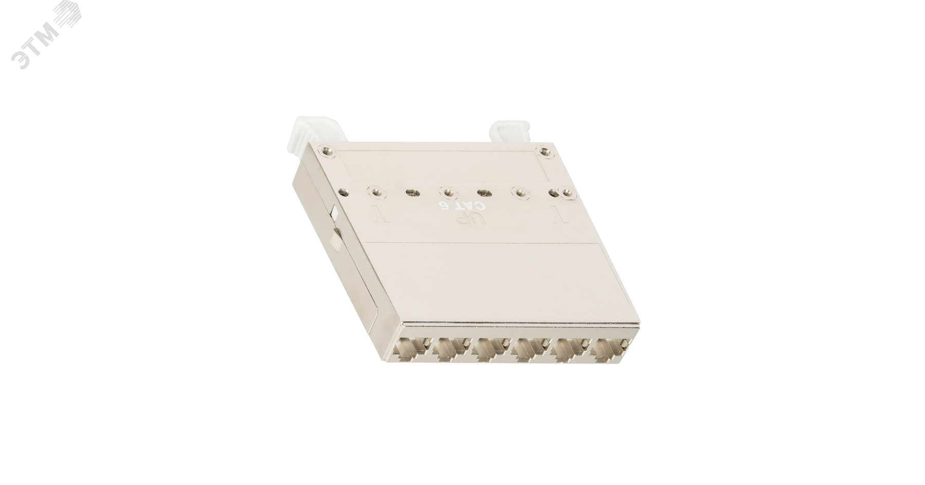 Изображение товара Кассетный модуль для панели CJ 6 портов Кат 6a metálich