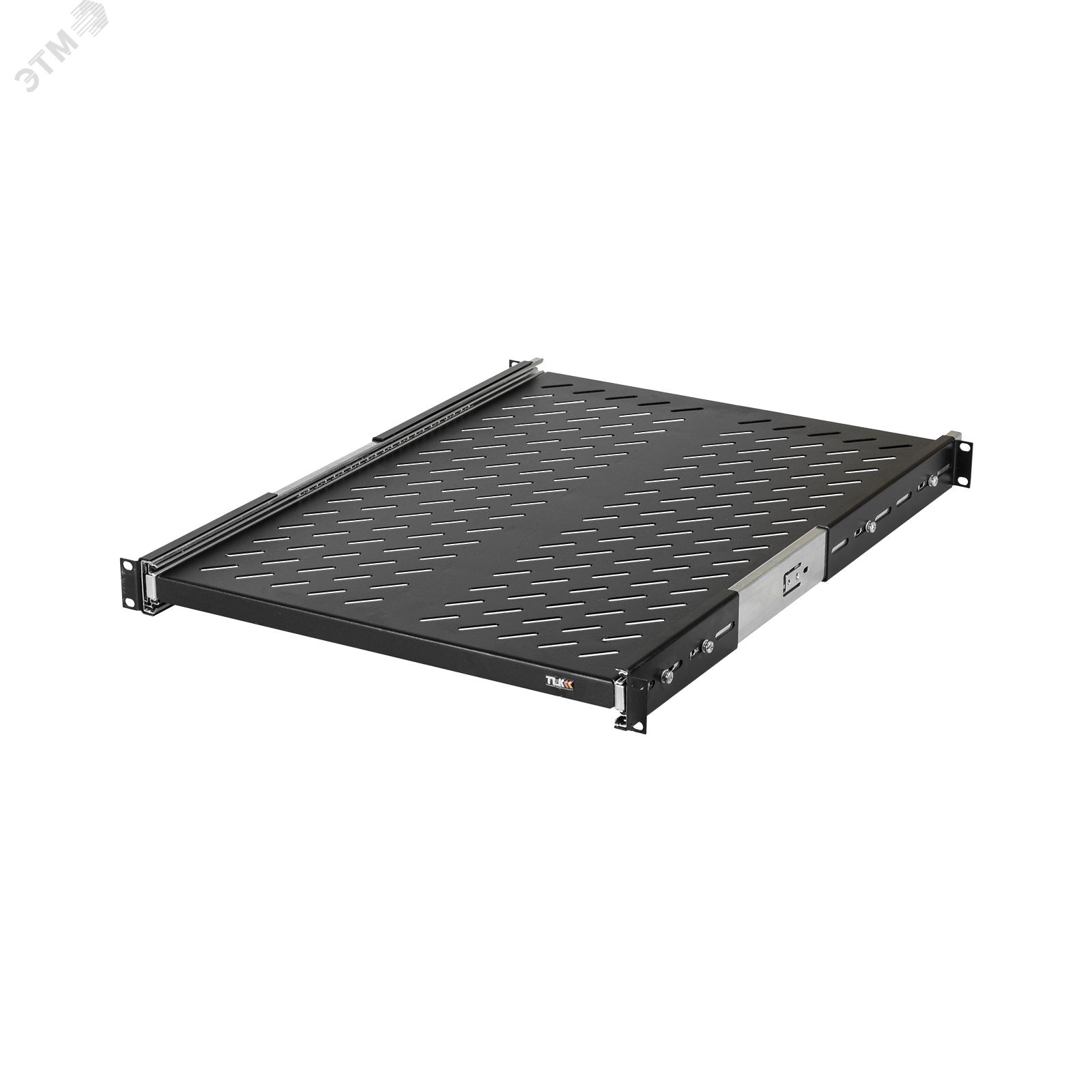 Изображение товара Полка выдвижная 19'' Ш418хГ600мм для шкафа и стойки глубиной 800мм черная (шт) Изображение товара Полка выдвижная 19'' Ш418хГ600мм для шкафа и стойки глубиной 800мм черная (шт)