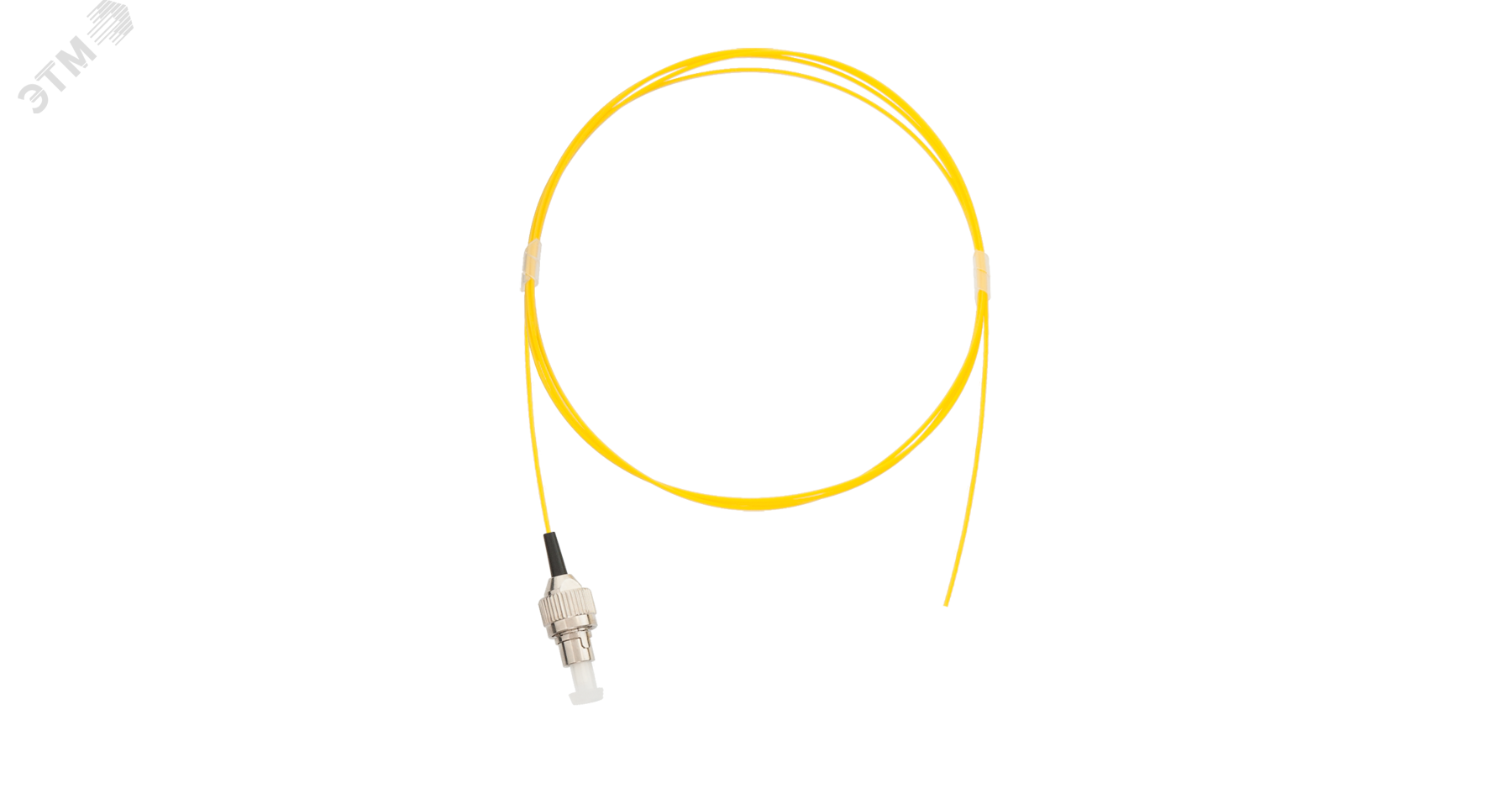 Изображение товара Пигтейл OS2 FC/UPC LSZH 0.9мм желтый 1м NIKOMAX монтажный кабель