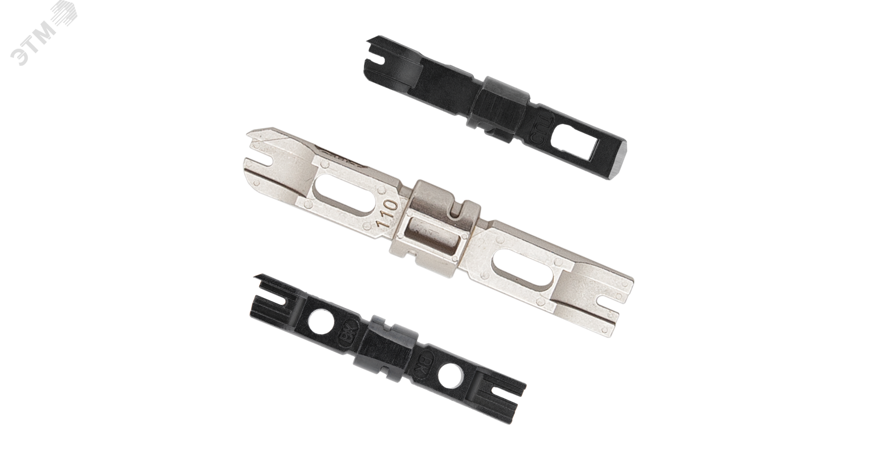 Нож-вставка для заделки витой пары в кроссы типа KRONE, крепление Twist-Lock, черная NMC-14TBK NIKOMAX