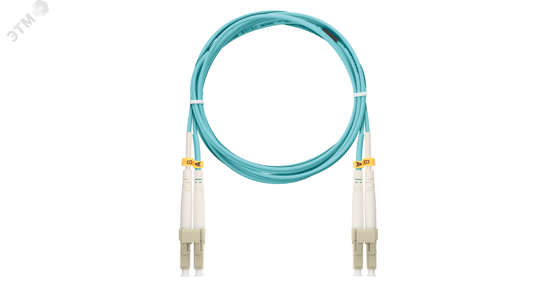 Изображение товара Оптический патч-корд волоконно-оптический OM3 LC/UPC-LC/UPC двойной 1 м LSZH