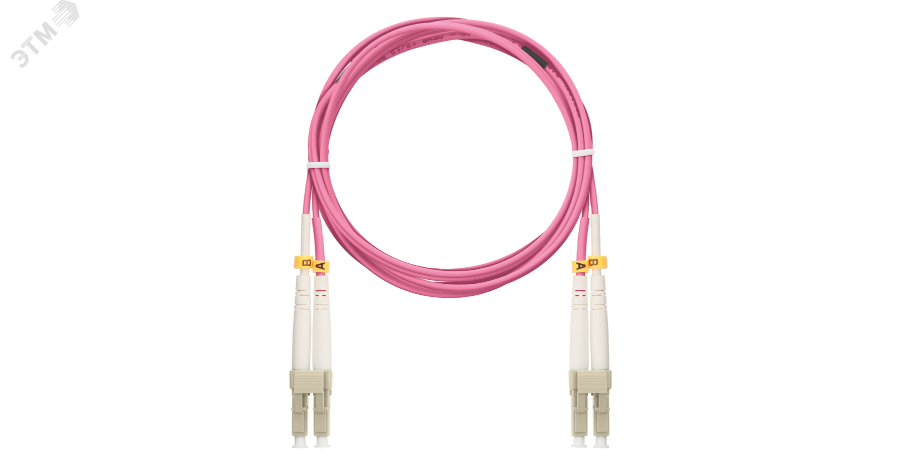 Изображение товара Патч-корд оптический соединительныйMM 50/125 OM4 LC/UPC-LC/UPC двойной LSZH (шт)