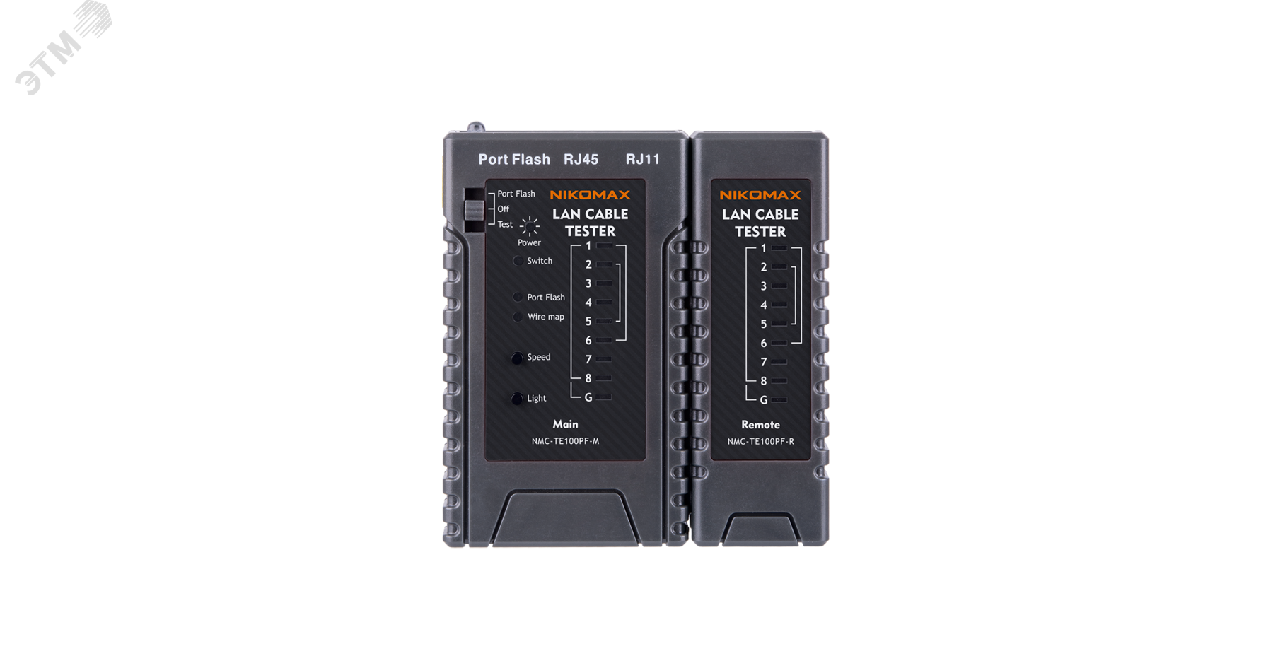 Изображение товара Тестер кабельный, RJ45, RJ12, RJ11, PortFlash (шт)