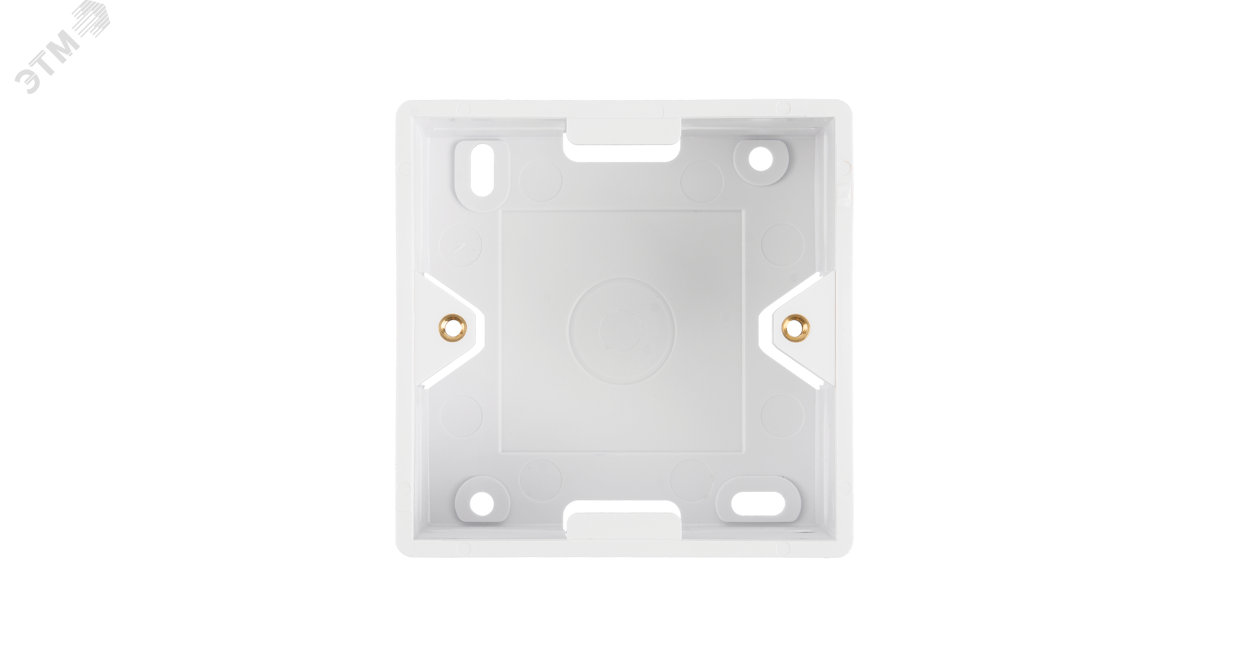 Изображение товара Настенная коробка для лицевых панелей формата 80х80мм NIKOMAX белая