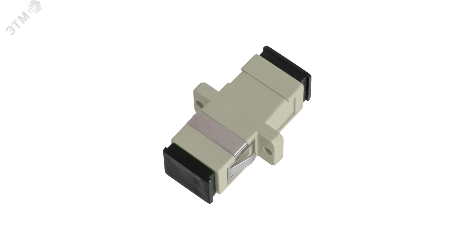 Изображение товара Адаптер оптический соединительный мм SC/UPC-SC/UPC одинарный бежевый уп-ка (упак)