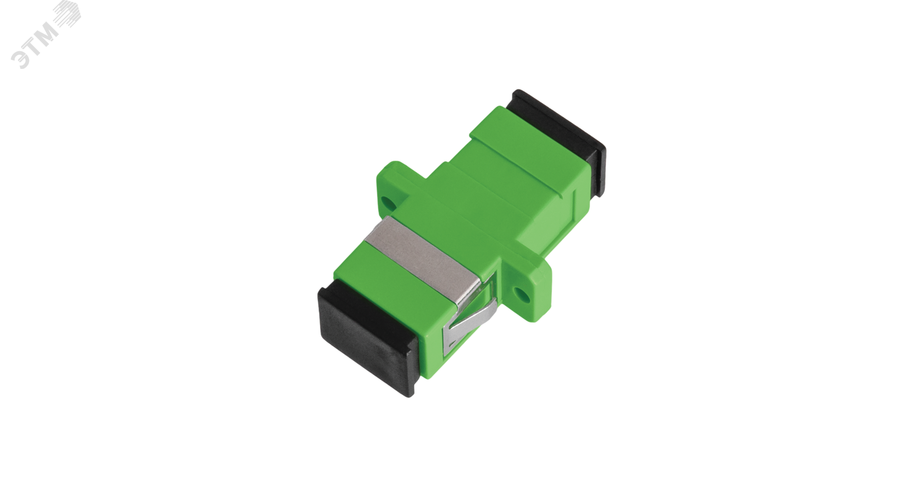 Изображение товара Адаптер оптический соединительный, SM, SC/APC-SC/APC, одинарный, зеленый, 2шт (упак)