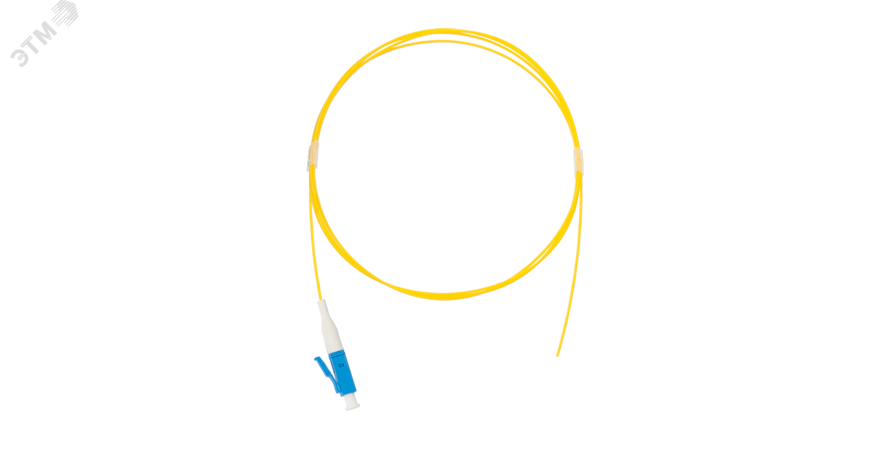 Изображение товара Пигтейл SM 9/125 OS2 LC/UPC LSZH 0.9мм желтый 1м уп-ка 2шт