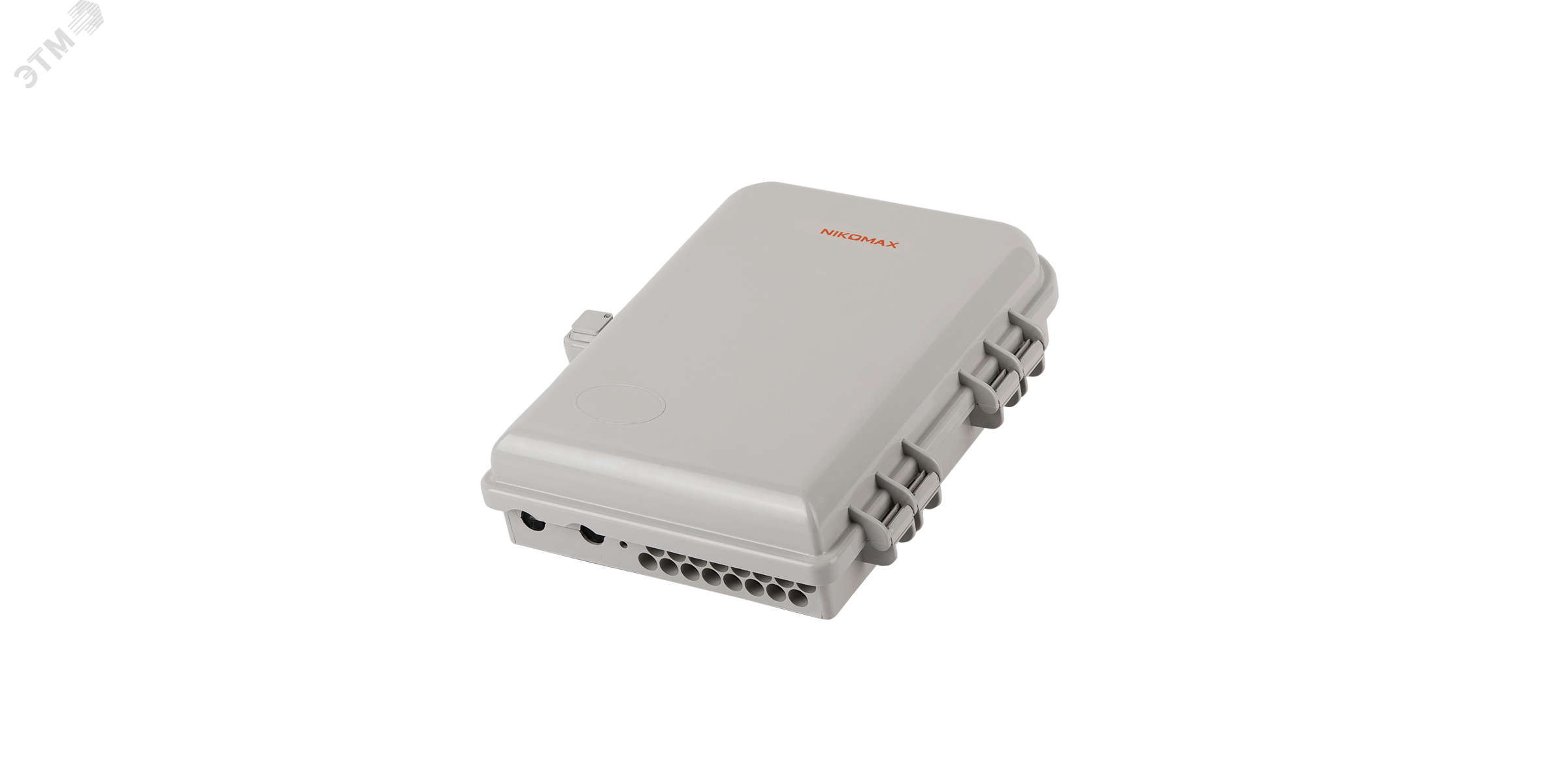 Изображение товара Оптическая кросс-муфта на 16 портов IP65 ABS серый промышленная наружная